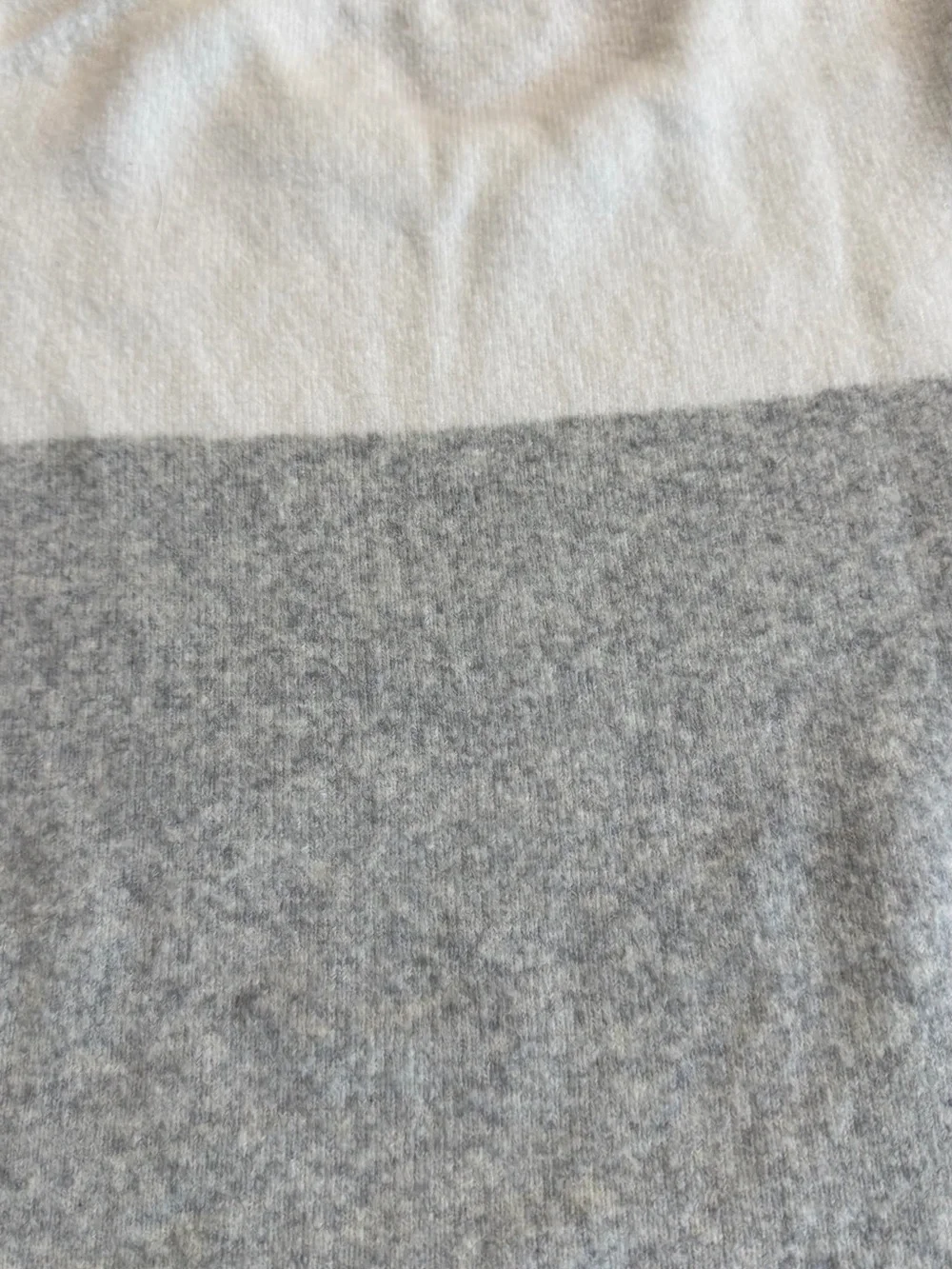 J. Crew Men’s Colorblock Crewneck Sweater in White, Gray and Black
